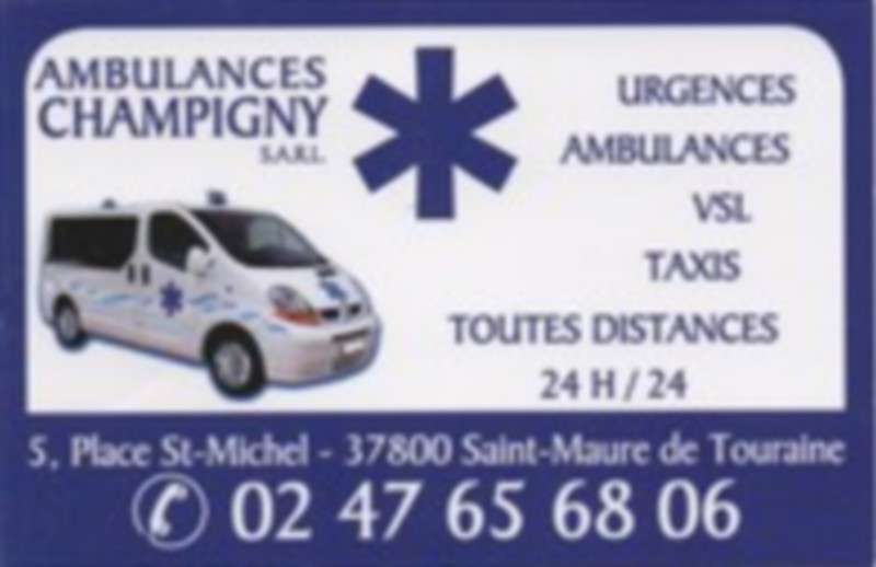 Taxis - Ambulances Champigny